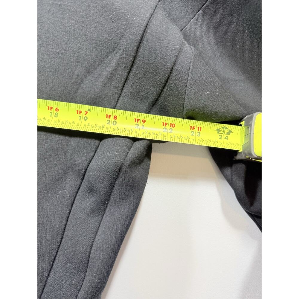 SPANX AirEssentials Full Zip Sweatshirt Relaxed Raglan in Very Black Sz S - Picture 8 of 12